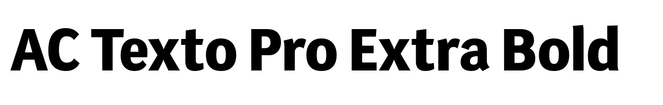AC Texto Pro Extra Bold